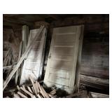 Wooden doors, misc wood
