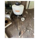 Hdx 4 gallon backpack sprayer.