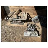 10in table saw, table rope drill press,