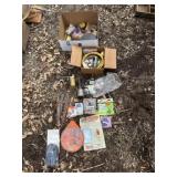 Files, c-clamp, ac parts, grease fittings, misc