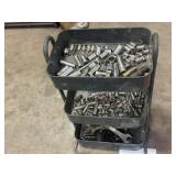 1' 5'x2'3' shelf w/various sockets & wrenches