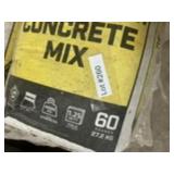 pallet of concrete mix:   60lb (4), 80 lb (14)