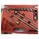1/2' socket set w/ratchet and breakover