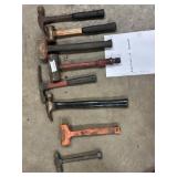 Assortment of hammers