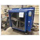 Quiet porta cool shop fan on casters