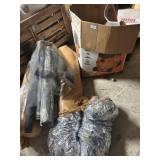 galvanized pipe connectors, 6' class I flex duct