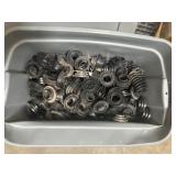 Gymnastics floor springs