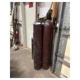 welding bottles and cart