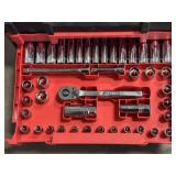 Craftsman tool box 1'5' x 1' x 8', socket set