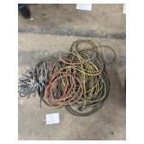various air hoses, extension cord