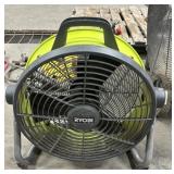 Ryobi Air Cannon electric shop fan 19"
