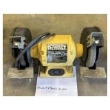Dewalt 8' bench grinder &  4 1/2' angle grinder
