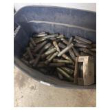 tote full of chokes and components