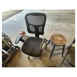 chairs (2) stool (1)