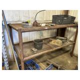 Preferreed metal pipe rack and contents: