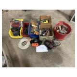 Misc. shop items:  electril drill, bungee cords,