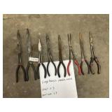 Long reach needle nose pliers straight (4),