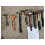 Assortment of hammers