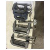 C-clamps: 6' (2), 5' (2), 3' (3)