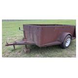 Single Axle Steel Utility Trailer