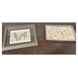 "Dancing Sambuni Women" 17/50 Framed Print by