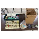 Tackle Box, Casting Line, Hooks, Lures, Bait,