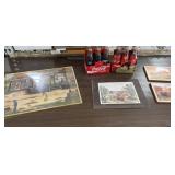 12+/- Coca-Cola Bottles, 4 Coca-Cola Wall Decor