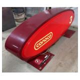Conoco Gas Pump #3 & #4 Double Sided Sign (Works)