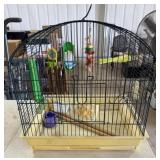 Metal Birdcage w/ Plastic Base, Accessories