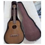 Vintage Glee Club Baritone Ukulele w/ Case