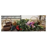 Baskets, Artificial Flowers/Plants, Christmas
