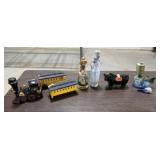 7+/- Vintage Empty Decanters