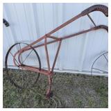 Vintage Walk Behind Push Plow