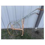Vintage Walk Behind Push Plow Cultivator