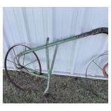 Vintage Walk Behind Push Plow