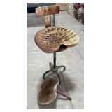 Industrial Stool w/ Tractor Seat Attached,