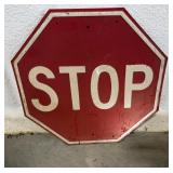 Vinage Metal Stop Sign