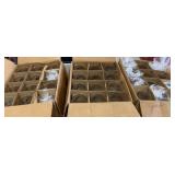 36+/- Swirl Clear Glass Vases