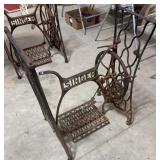 Antique Singer Cast Iron Treadle Sewing Machine