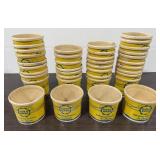 38+/- One-Pint Gold Spot Dairy Ice Cream Cartons