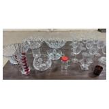 12+/- Wine Glasses, Candle Holder, Juicer, 2 Cut