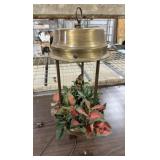 Vintage "Greek Goddess" Hanging Oil Rain Lamp