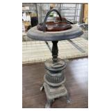 Repurposed Decorative Pot Belly Stove Ashtray