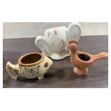 3 Misc. Pottery Pieces
