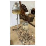 Cast Aluminum Chandelier, Dresser Top Makeup