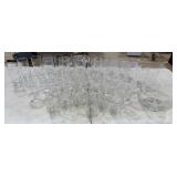 14+/- Tumblers, 6+/- Wine Glasses, 8+/-