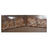 2 Wooden Wall Decor Pieces