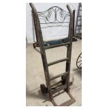 Antique Wood/Metal Barrel Dolly