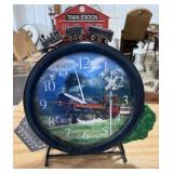 Animated Moving Train Clock (Works)