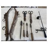 Cotton Weight, 4 Vintage Soldering Irons,